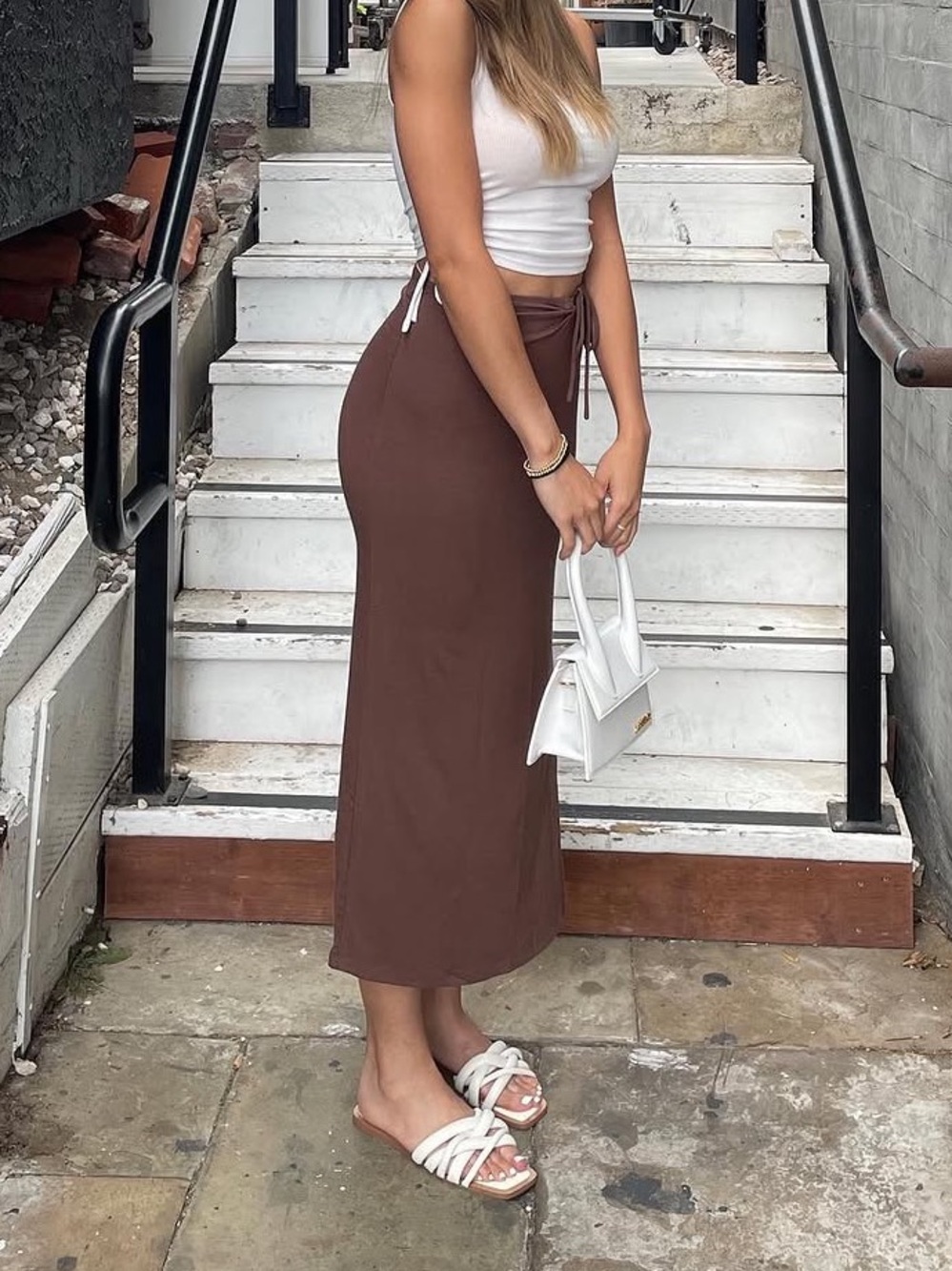 Zara White Strappy Sandals